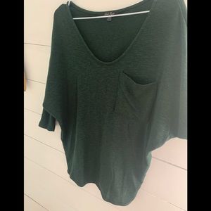 Green sweater shirt
